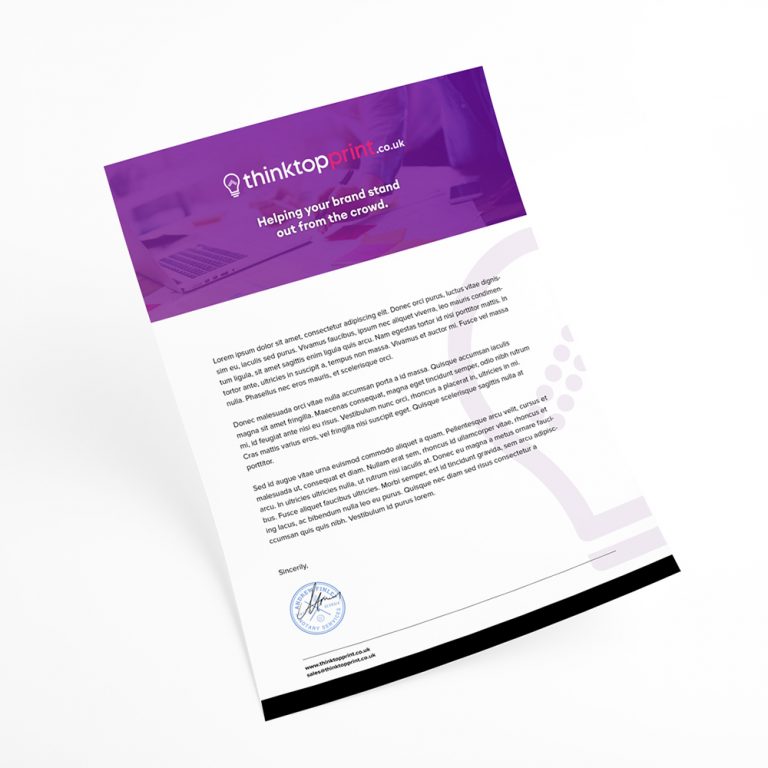 120gsm letterhead printing