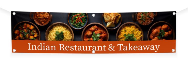 Indian banner 2 for takeaway