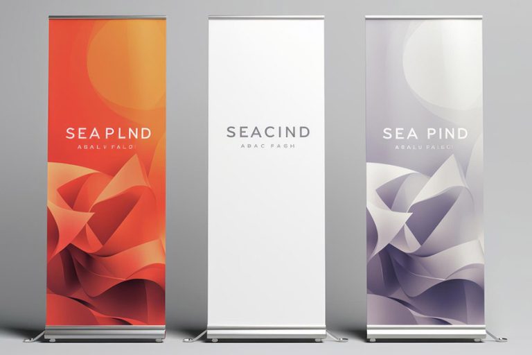 How to set up a roller banner