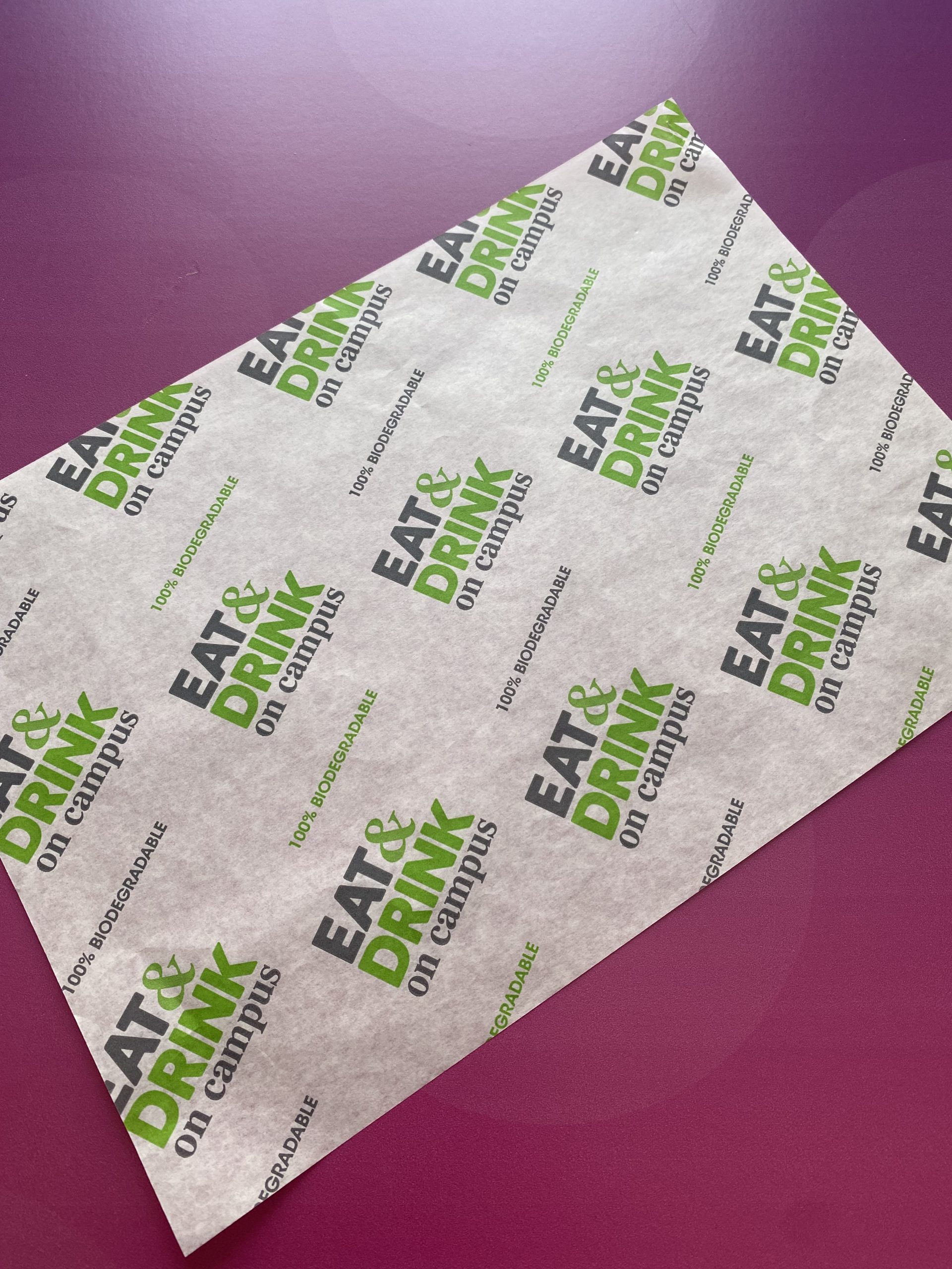 Branded greaseproof for deli