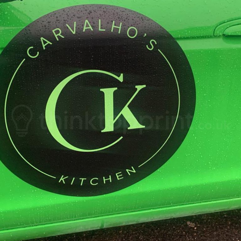 Magnetic sign for car