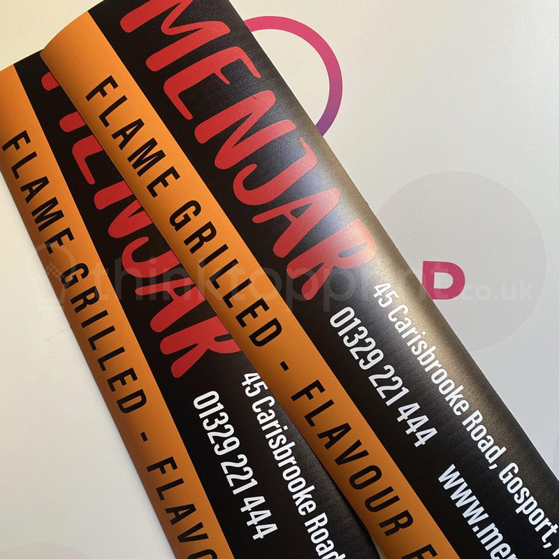 Car magnet livery and sign